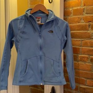 Fleece blue Northface zip-up